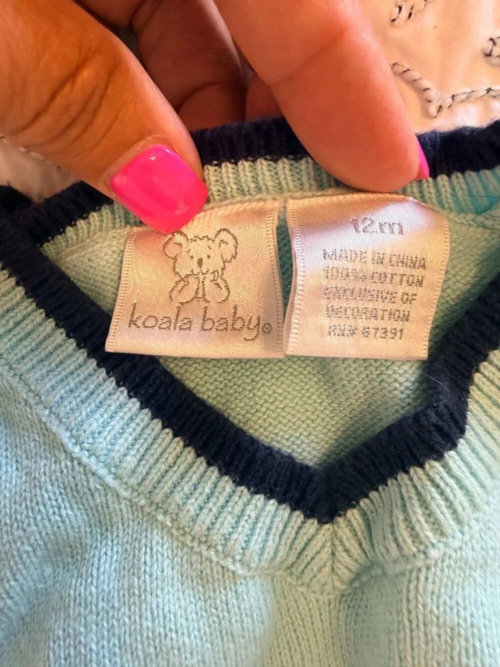 Koala Baby‎ Boys Golf Themed Sweater Vest Green Size 12 Months
